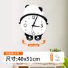 Relógio de Parede Criativo Personalizado Panda Transfronteiriço Sala de Estar Sentido Avançado Relógio Decorativo para Casa Pendurado na Parede Silencioso Moderno