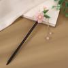 Antigo Tassel Hairpin Grampo de Cabelo de Madeira Imitação de Ébano Headwear Disco de Cabelo Acessórios Simples Vestido Antigo Cabelo Hairpin Hair