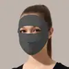 Máscara Solar Facial Completa Feminina de Verão Anti-UV com Proteção Gelo Seda Máscara Facial Máscara de Dirigir Facial Respirável Gini Facial