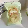 Diadema de dopamina personalizable, scrunchie de color degradado de cable de teléfono, banda para el cabello sin costuras para mujer, cuerda elástica grande para el cabello