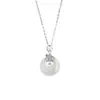 Collar con Hebilla de Seguridad de Jade Blanco Violeta Original para Mujer, Plata Pura, Estilo Artístico, Carácter de Fortuna, Colgante Floral Esmaltado de Nuevo Estilo Chino