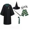 Harry Potter Set de Múltiples Artículos de Harry Corbata Gafas Sombrero Disfraz Bata Mágica Tarjetas Pequeñas Mapa Accesorios Completo