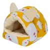 Casa de hamster transfronteiriça, para todas as estações, espessa, ninho suspenso quente com tema de dinossauro outono/inverno, suprimentos para animais de estimação, casa de pássaro, design de desenho animado, em estoque
