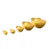 Lingotes de Oro de Imitación Sólidos Adorno Dorado Diez Mil Lingotes Lingotes de Oro Atracción de Riqueza Olla para Reunir Tesoros Decoración Recepción de Tienda Regalo de Inauguración