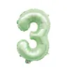 Balões de folha verdes oliva tamanho 16 polegadas versão americana com letras em inglês A-Z para decoração criativa de casamento e aniversário