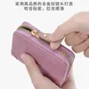 Bolsa para cartões feminina, requintada, de alta qualidade, pequena, antidesmagnetização e antirroubo, com grande capacidade, porta-cartões de identidade para motoristas