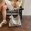 Bolsa de Ombro Estilosa Retro para o Dia a Dia, Bolsa Grande com Alça de Ombro, Bolsa Tote Nova Tendência de Verão para Mulheres