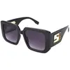 Gafas de Sol de Marco Grande para Mostrar la Cara con Letras, Sencillas y Versátiles, Anti-UV para Hombres 206 Tb122