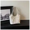 Bolso Grande de Puntos con Lazo Elegante Bolso Tote Grande de Gran Capacidad Casual para Mujer Bolso de Hombro al por Mayor Transfronterizo