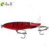 Henjia Señuelo de pesca de superficie tipo lápiz flotante 13G hélice arrastrador de superficie señuelo duro giratorio equipo de pesca al por mayor