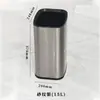 Papelera Grande de Acero Inoxidable para Hoteles, Habitaciones de Huéspedes, Salas de Masaje de Pies, Salas de Billar, Casas de Huéspedes, Inodoros y Ranuras de Baño