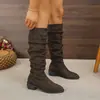 Coleção Outono 2026: Botas de Moda Femininas Plus Size, Casuais e Confortáveis, Estilo Europeu e Americano, Tamanho Único