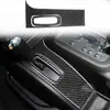 Adecuado para modelos Jeep Wrangler 11-17, juego completo de decoración interior de fibra de carbono para el logotipo del volante y el marco del interruptor del aire acondicionado