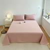 Algodón Puro 100% Algodón Color Sólido Sábana Ajustable Unidad de Una Pieza Dormitorio de Estudiantes Cama Individual/Doble 1.35m m Sábana