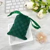 Bolsa de Almacenamiento de Franela a Cuadros con Cordón para Joyería y Cosméticos, Bolsa de Cordón Personalizada Certificada Ecológica