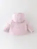 Elegante Chaqueta de Plumas Otoño e Invierno para Niñas, Nueva Linda Chaqueta de Plumas Cálida con Capucha para Bebés Niñas para Salidas de Invierno