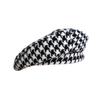 Sombrero de Mujer Estilo Coreano Trendy Estilo Japonés Otoño e Invierno Famoso en Internet Combinable Boina Pata de Gallo Británico Retro Sombrero de Pintor Beilei