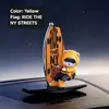 Adorno para Coche Oso Surfeando Figura de Dibujos Animados Creativa Fabricante Transfronterizo Personalización OEM