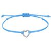 Pulsera de amor de moda simple transfronteriza pulsera de amistad tejida con hilo de cera en forma de corazón fabricantes variedad en stock gran cantidad y excelente precio