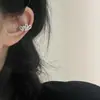 Estilo europeo y americano, clips para orejas únicos, aretes lisos en forma de lágrima, no requieren perforación, minimalistas y chic, ear cuff retro, a la moda para el uso diario