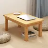 Mesa de Bambu Simples Pequena Estreita para Uso Doméstico Tatami, Mesa de Brinquedo para Peitoril de Janela, Mesa de Estudo Simples