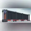 Puerta Deslizante Segmentada Inteligente de Aleación de Aluminio, Portón Eléctrico sin Riel, Puerta Deslizante Escolar, Puerta Segmentada de Fábrica, Automática