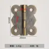Bisagra pequeña de mariposa antigua, accesorios de hardware para gabinetes, bisagra de encaje, bisagra de caja de madera, bisagra de 90 grados y 180 grados