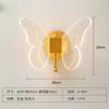 Lámpara Colgante Mariposa Dormitorio Mesita de Noche Candelabro Cable Largo Moderna Minimalista Lujo Ligero Creativa Moderna Pasillo Comedor Bar Lámpara