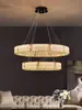 Lámpara de Sala de Estar de Cristal y Cristal de Lujo de Gama Alta Lámpara de Araña Atmosférica de Lujo para Restaurante, Dormitorio, Villa Lámpara Moderna Creativa Inteligente