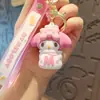 Llavero de Postre de Dibujos Animados Sanrio Bocadillos Kurome Melody Gato Kt Muñeca Colgante para Mochila Escolar Llavero de Coche