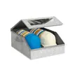 Caja de Almacenamiento Plegable Personalizada para Sombreros de Amazon, Caja Multifuncional de Almacenamiento y Organización para Gorras de Béisbol con Tapa, Almacenamiento Transparente