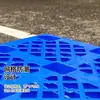 Paleta de plástico personalizada, paleta para montacargas de rejilla de nueve pies, tablero de suelo a prueba de humedad para almacén, paleta de logística, paleta de plástico