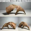 Ornamento de Paisaje de Madera para Acuario Tamaño Pequeño Puente de Arco de Madera de Tejo Morado Natural Tocones de Árboles Sudamericanos Plataforma para Tomar el Sol de Tortuga Escondite Pilar Hundido
