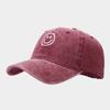 Gorra de béisbol artística suave con diseño de emoticonos para mujer, protección solar para exteriores, otoño e invierno, para hombre