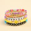 Amazon Nuevo Taylor Music 1989 Cerámica Blanda Letra Rosa Sol Sonriente Traje Pulsera SWIFTIE