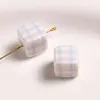 Estilo Ins Japonés Cuadrado Acrílico Impreso Cuadros Perforados Cuentas DIY Cadena de Teléfono Móvil Llavero Colgante Accesorios