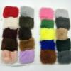 Suministro Ke Qiao suministro spot 40 colores altura del pelo 2cm pelo de conejo súper suave imitación Seto conejo ropa bola de pelo juguete superficie