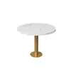 Loja de Bebidas de Chá com Leite Moderna Loja de Bolos Café Estilo Mesa Redonda Pequena de Parede Mesa de Parede Mesa de Canto