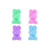 Desenho animado animal PVC plano flexível cola remendo faça você mesmo creme cola celular concha buraco sapatos cabeça corda acessórios para cabelo