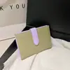 Tarjetero de Lujo Accesible de Gama Alta para Mujer 2025 Nueva Moda Versátil Billetera Corta para Monedas Bolso Multifuncional para Pasaporte y Documentos