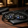 Pulsera Europea y Americana Nueva de las 12 Constelaciones Pulsera Tejida de Cuerda de Cuero Retro Estilo Coreano para Hombre Pulsera de Moda para Estudiantes para Mujer Regalo
