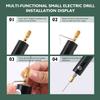 Mini Taladro Eléctrico Pequeño de Mano USB Perforadora Perla Melocotón Núcleo Juego de Perforación Manual Micro Amoladora Eléctrica Multifuncional para el Hogar