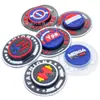Acessórios de Roupa Infantil em Estoque, Etiquetas Redondas de Plástico Iluminadas em Formato de Letra, Carimbos de Borracha, Patches Laváveis