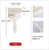 Fabricante en stock mango de madera cerdas de cerdo pincel de pintura pincel para barbacoa sin pelusa pincel de pelo plano herramientas de ferretería pincel de pintura