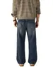 Ropa de Hombre Fengshe / Novedad Primavera y Otoño 2025 Jeans Ajustados de Pierna Ancha Sueltos de Pierna Recta para Hombre