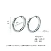 Aros de Oreja de Moda Transfronterizos al por Mayor en Stock para Mujer, Acero de Titanio, Lujo Ligero, Sensación de Alta Gama, Estilo Europeo y Americano, Estilo Ins, No se Desvanecen