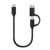 Cable de datos 3.0 Cable de transferencia USB3.0 a Tipo-C Cable para disco duro móvil de 10 GB conectado a cable de carga rápida PD