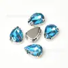 Atacado do Fabricante Garra de Orelha Gota de Água Cristal Diamante Costurado à Mão Diamante DIY Roupas Bagagem Sapatos e Outros Acessórios Decorativos