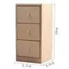 1:12 Casa de Bonecas Casa de Bonecas Mini Móveis Armário Lateral Moderno Múltiplos Gavetas DIY Armário Liso