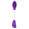Brocha de Silicona de Doble Punta para Limpieza Facial y Brocha para Mascarilla de Barro para Salón de Belleza Brocha Especial para Brocha de Silicona Tipo Untar